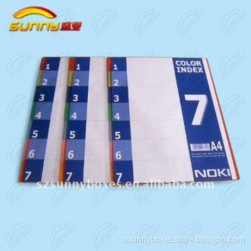 A4 Paper Index Divider